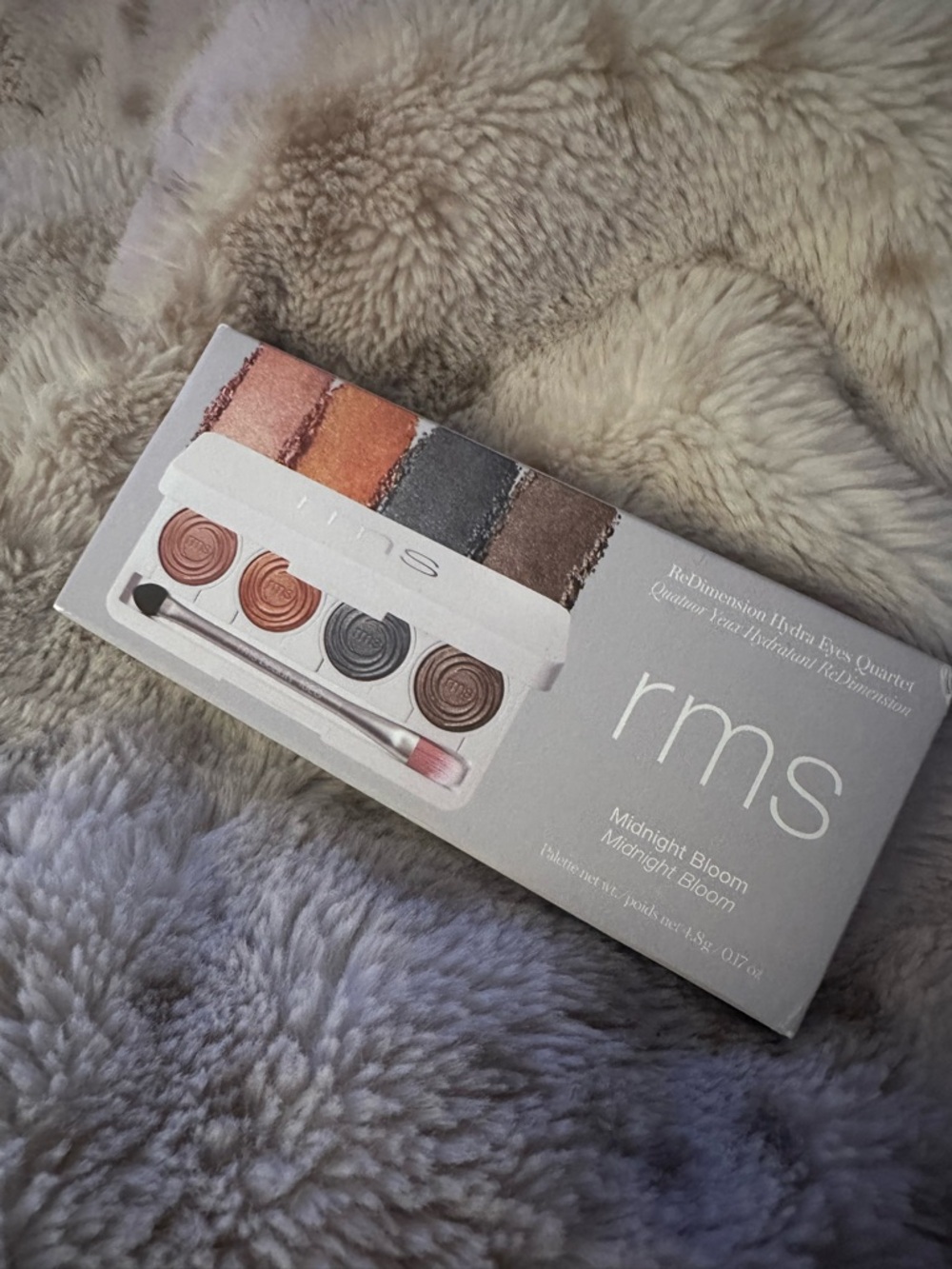 rms Beauty Midnight Bloom Eyeshadow Quartet — Neutral Brown & Copper Shades